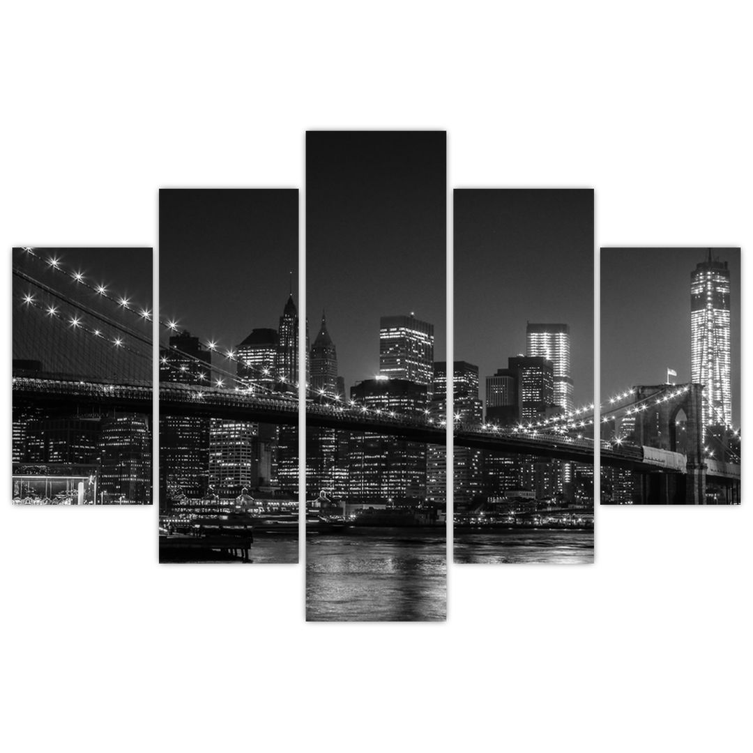 Obraz Brooklyn mostu v New Yorku (V020940V150105)