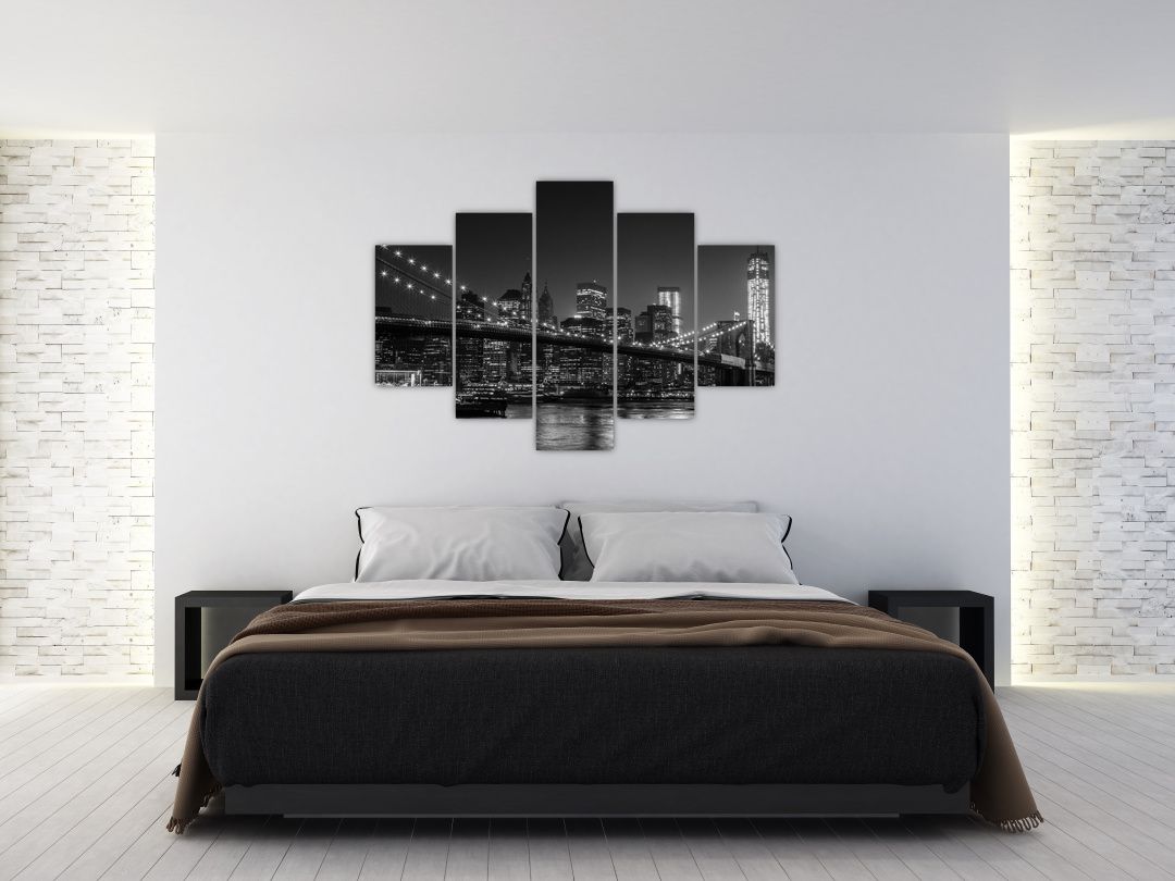 Obraz Brooklyn mostu v New Yorku (V020940V150105)