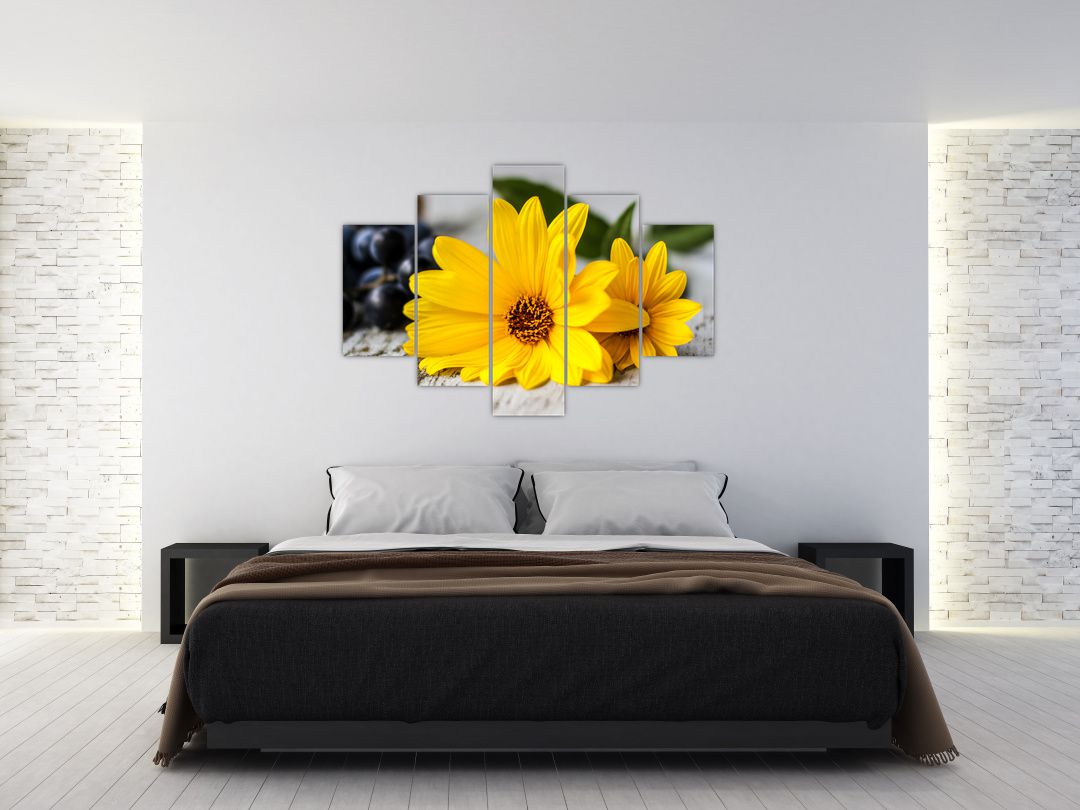 Obraz žluté květiny (V020952V150105)