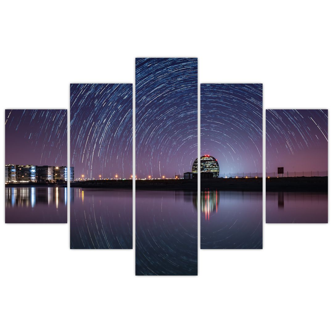 Obraz noční oblohy s hvězdami (V021018V150105)