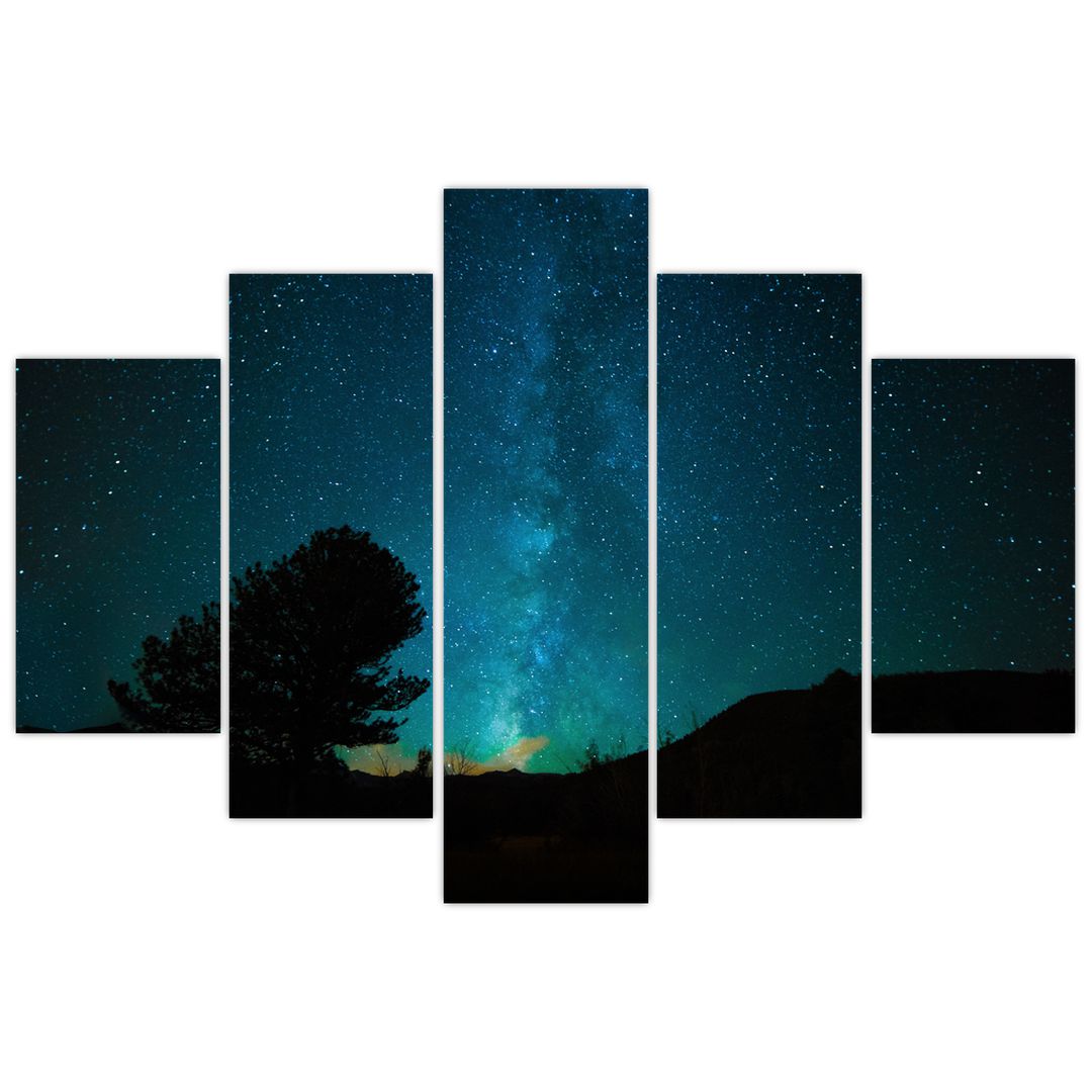Obraz noční oblohy s hvězdami (V021100V150105)