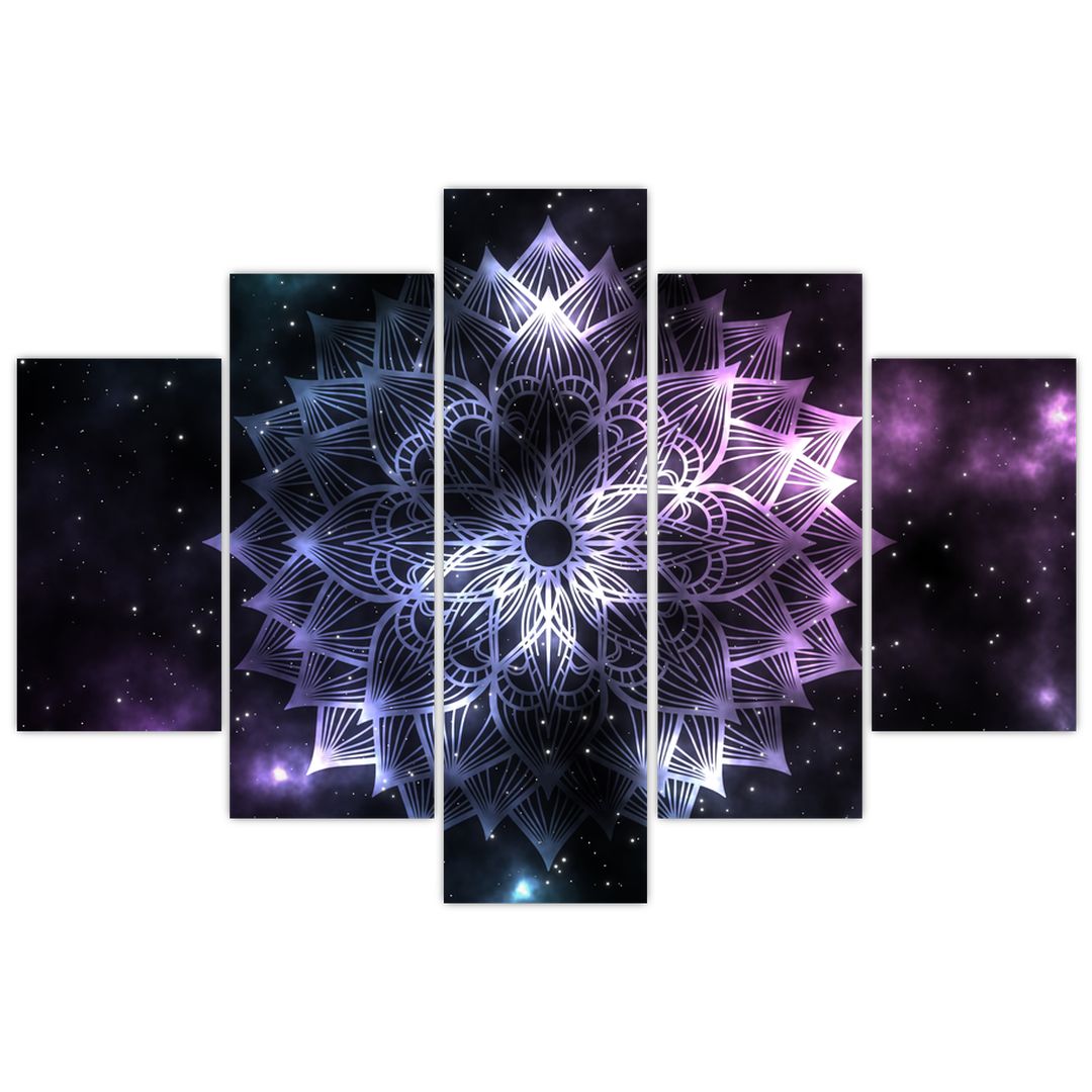 Tablou - Mandala Lotus în spațiu (V022934V150105)