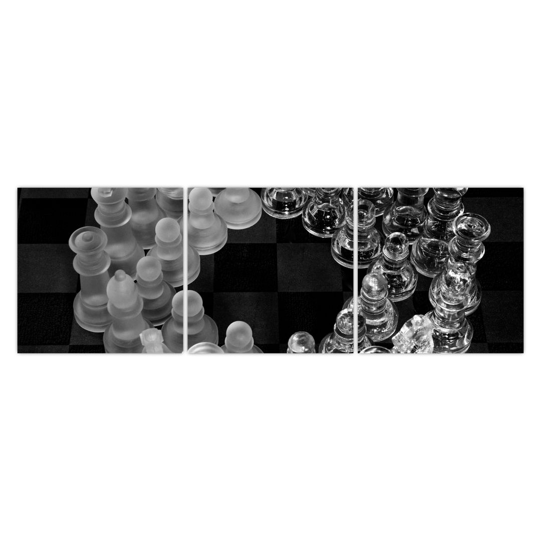 Obraz - černobílé šachy (V020598V15050)