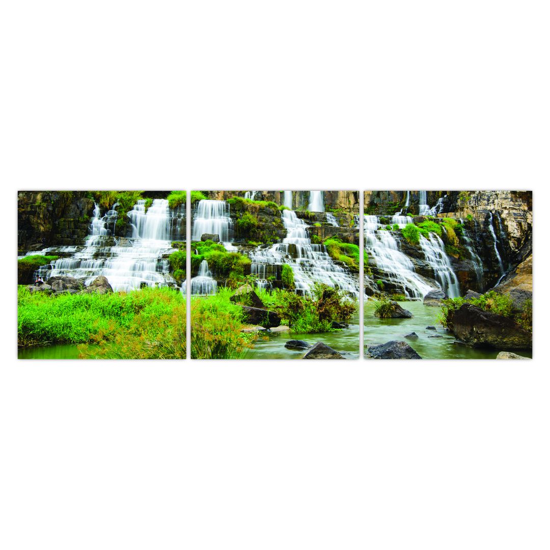 Obraz - vodopády se zelení (V020617V15050)