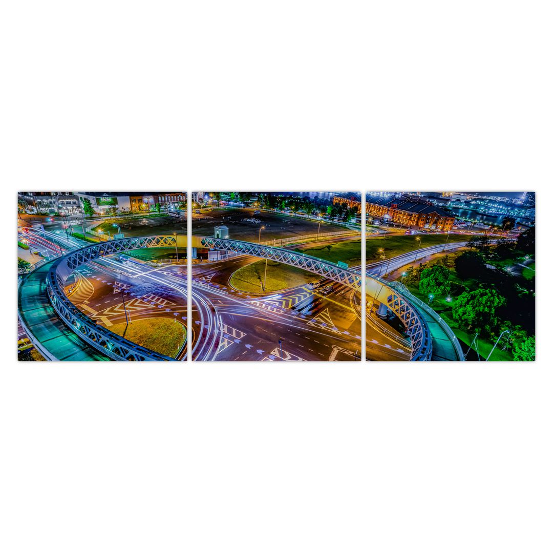 Obraz - panorama nočního města (V020639V15050)