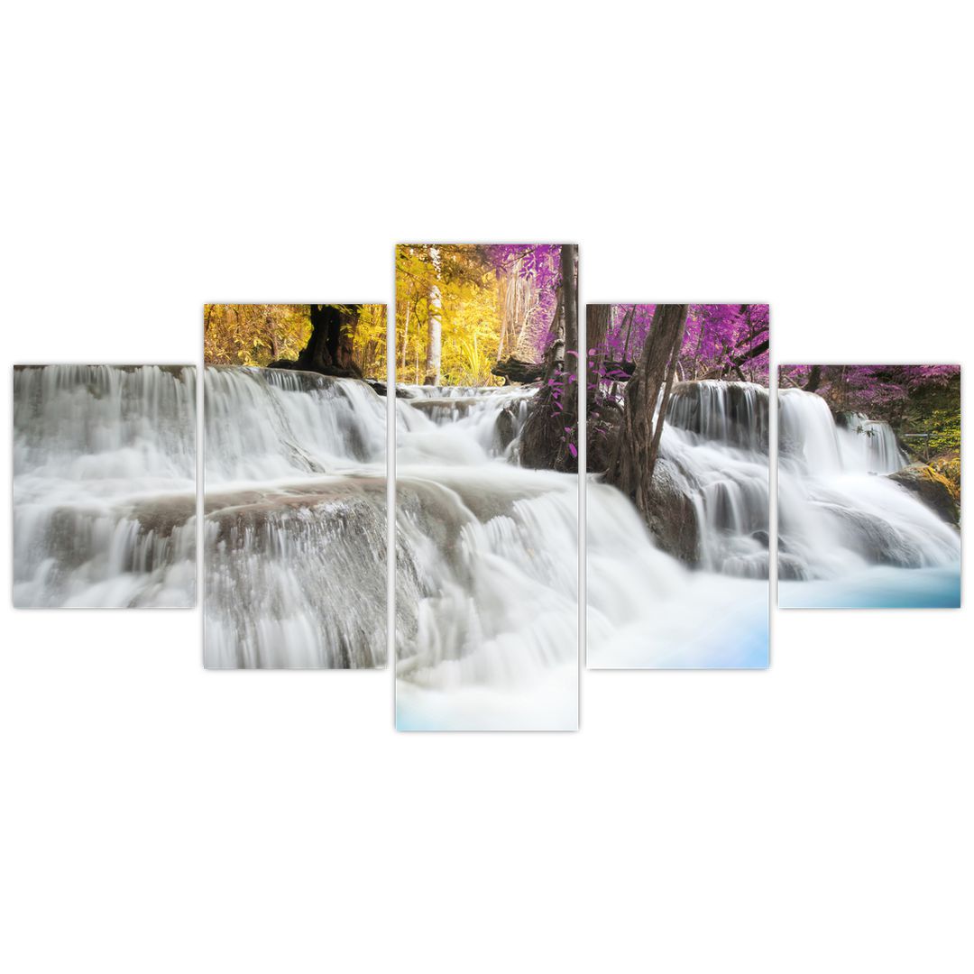 Obraz Erawan vodopádu v lese (V020934V150805PCS)