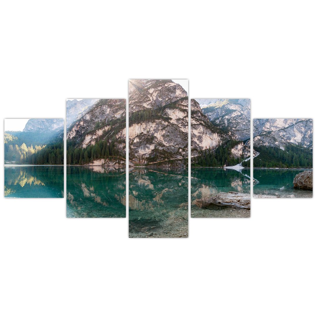 Obraz horského jezera (V020951V150805PCS)