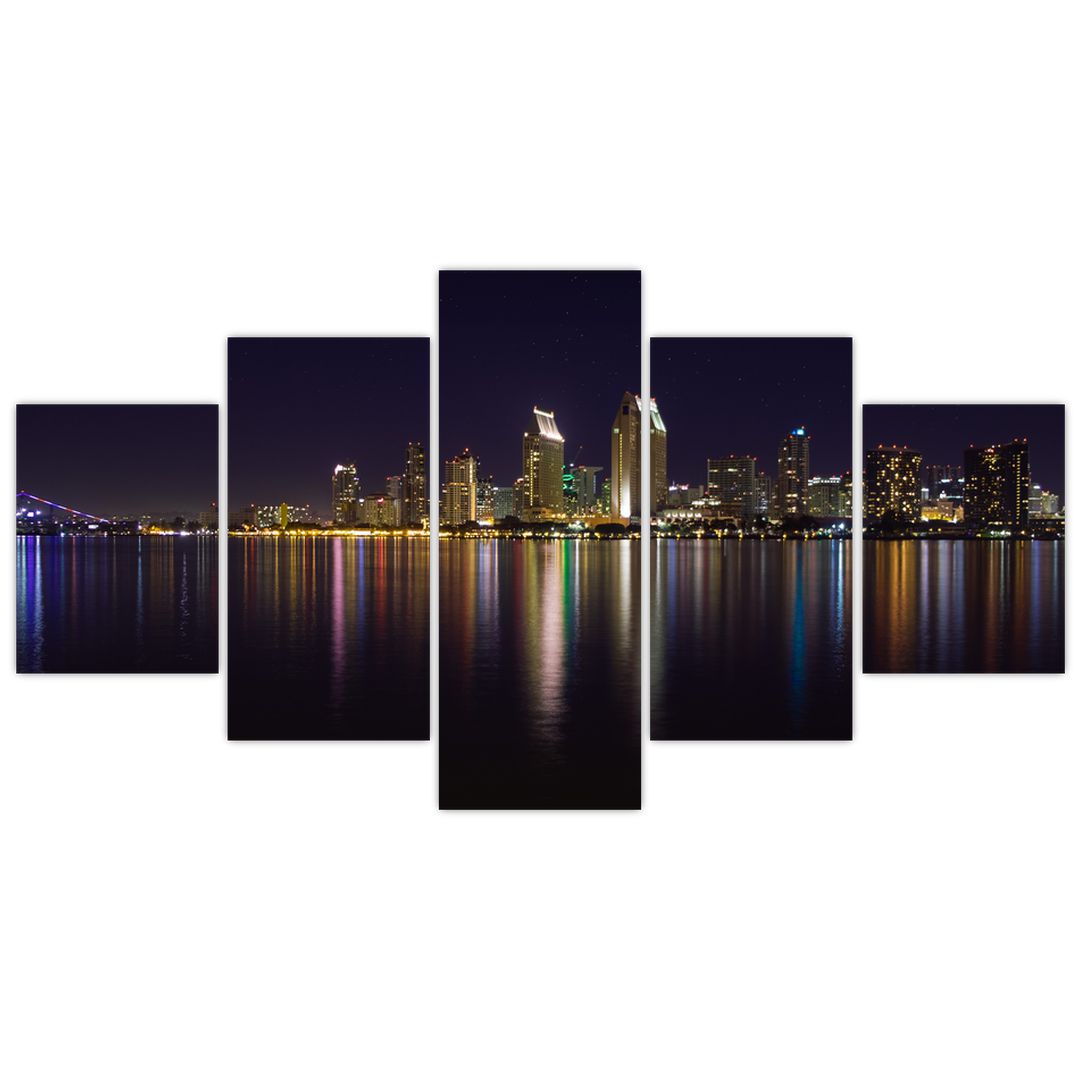 Obraz nočního města (V020967V150805PCS)