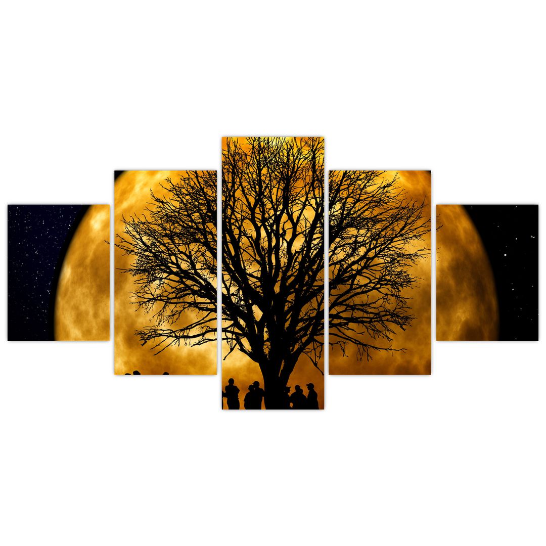 Obraz měsíce a siluet (V020995V150805PCS)