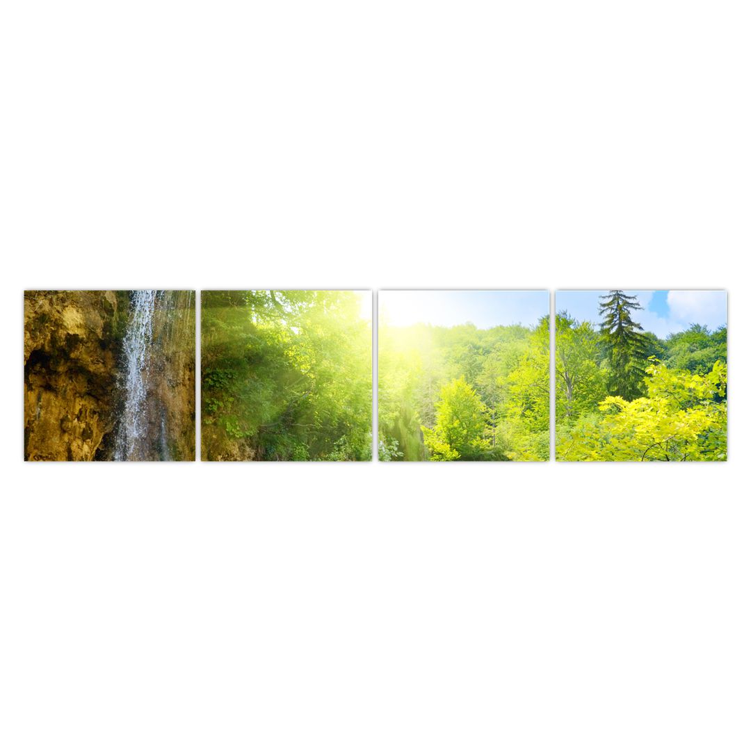 Obraz - vodopády v pralese (V020549V16040)