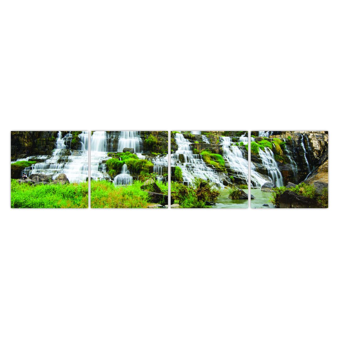 Obraz - vodopády se zelení (V020617V16040)