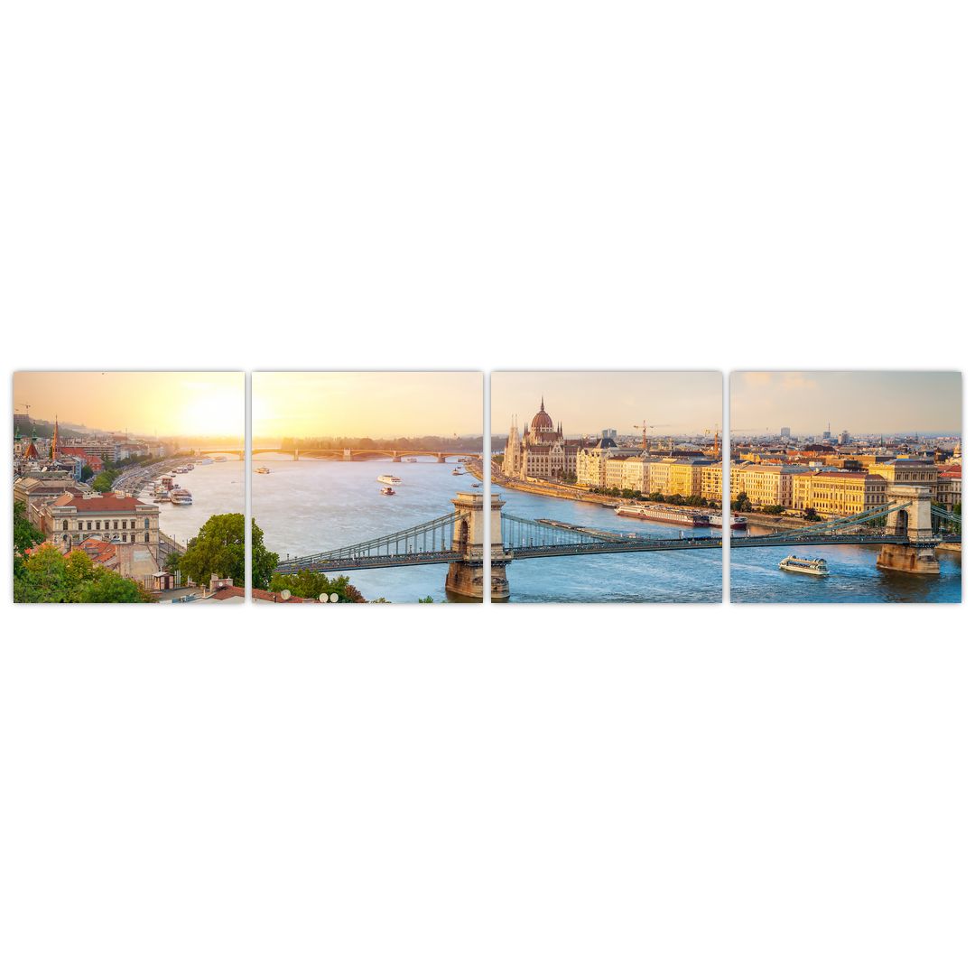 Tablou cu orașul Budapesta și râu (V020712V16040)