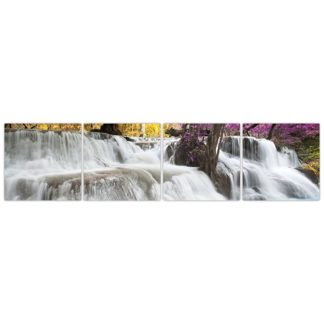 Obraz Erawan vodopádu v lese (V020934V16040)