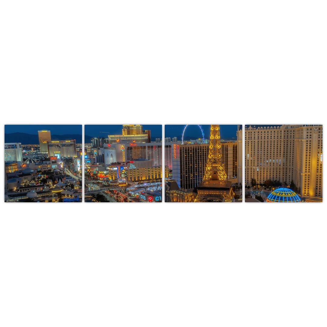 Obraz nočního Las Vegas (V021010V16040)