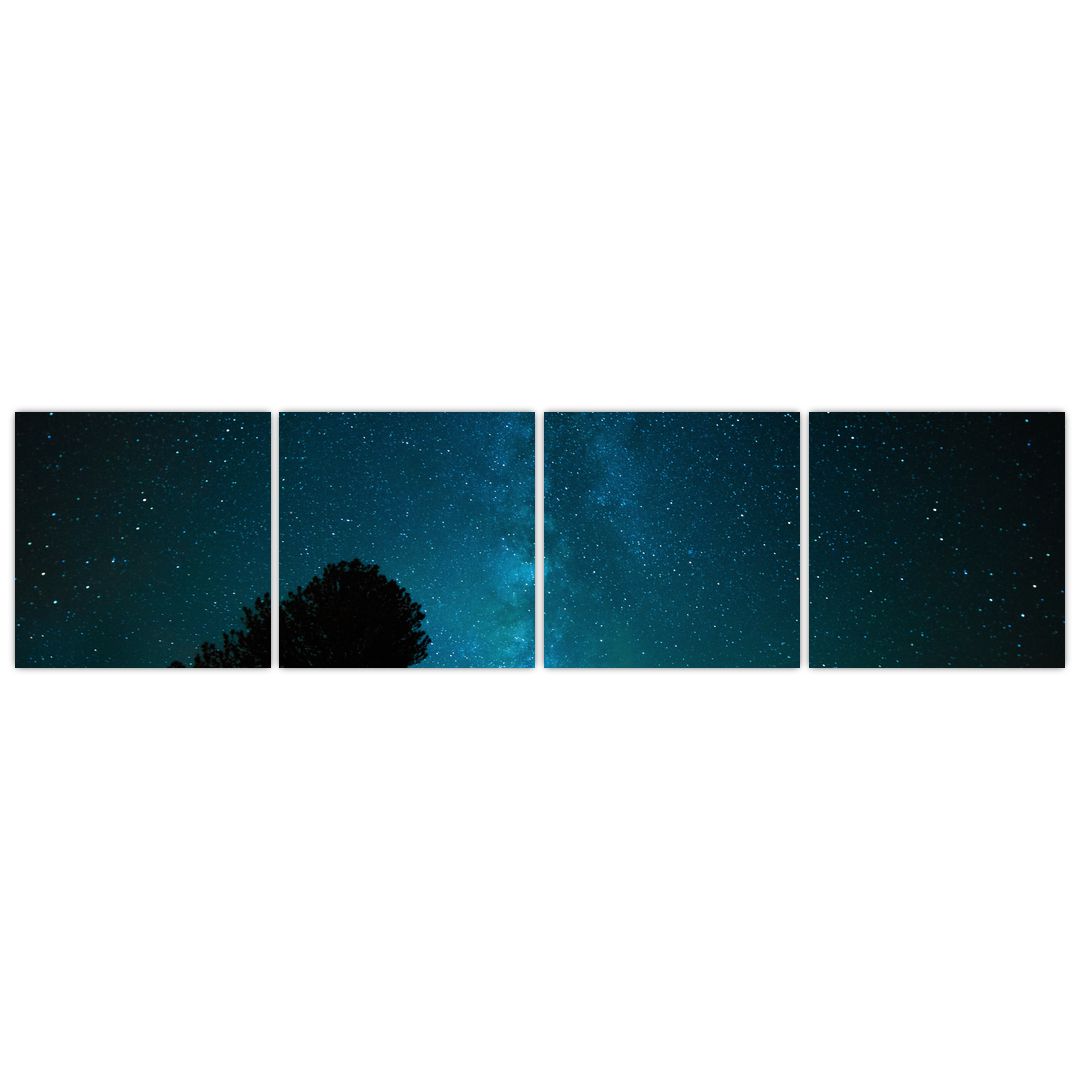 Obraz noční oblohy s hvězdami (V021100V16040)