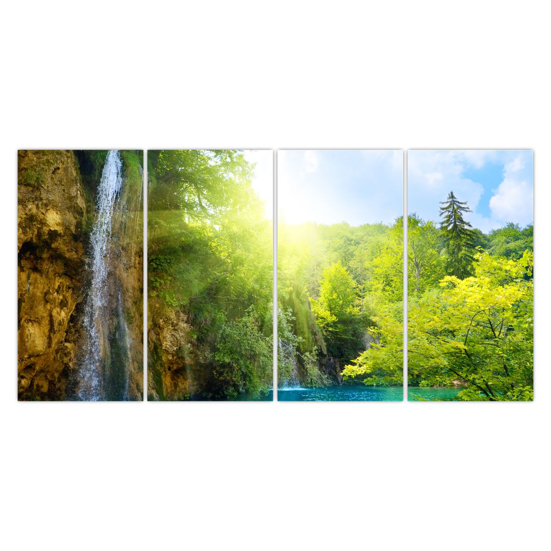 Obraz - vodopády v pralese (V020549V16080)