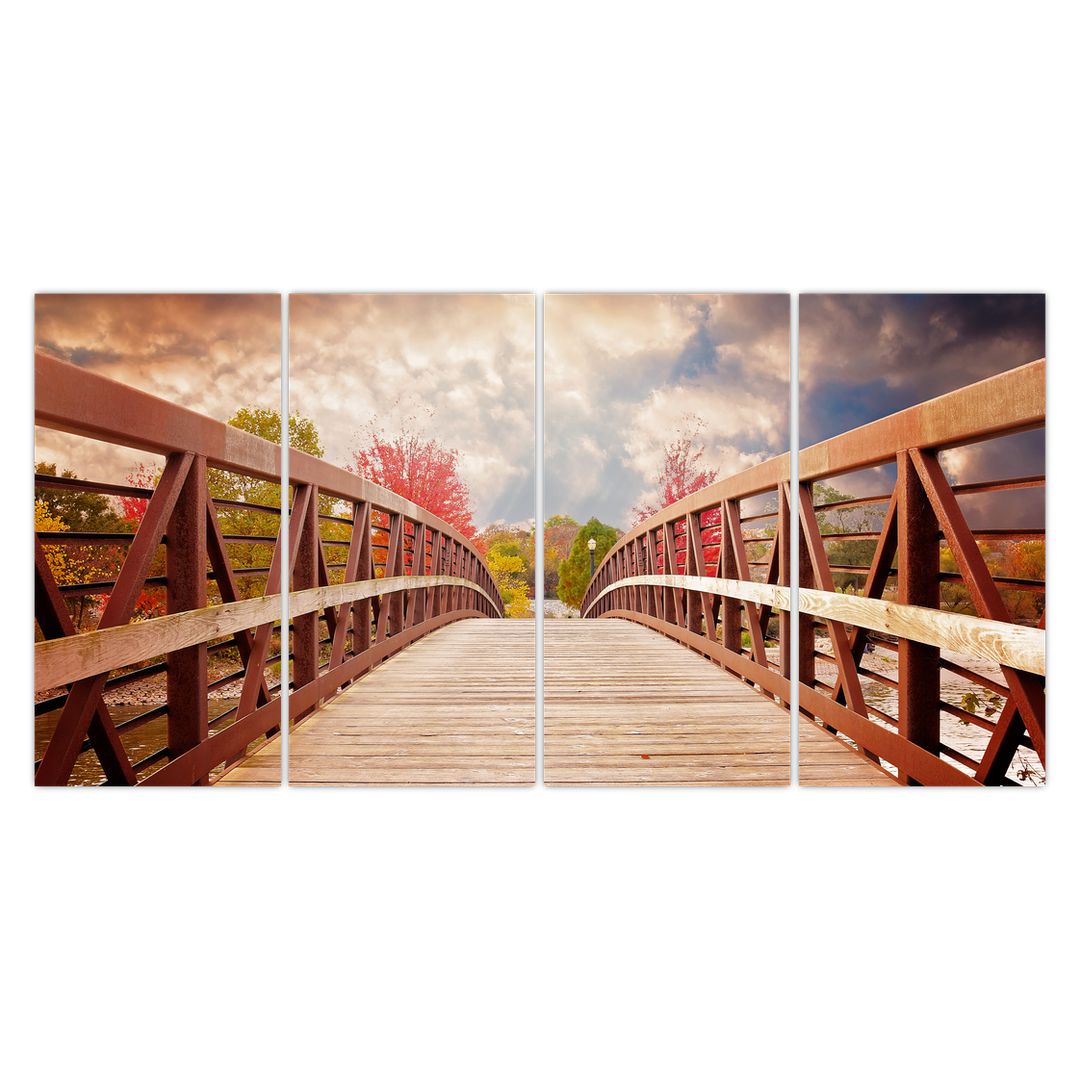 Obraz - dřevěný most (V020592V16080)