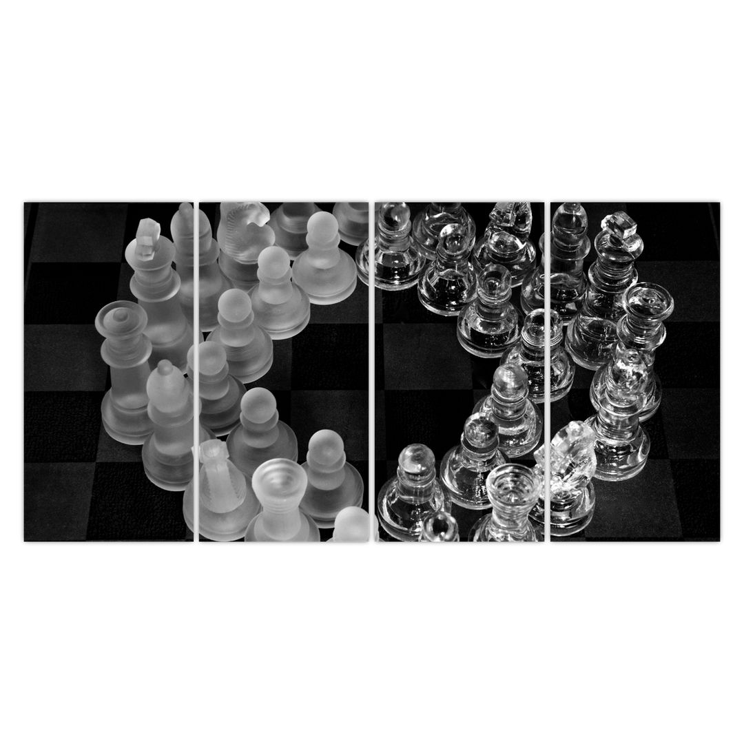 Obraz - černobílé šachy (V020598V16080)