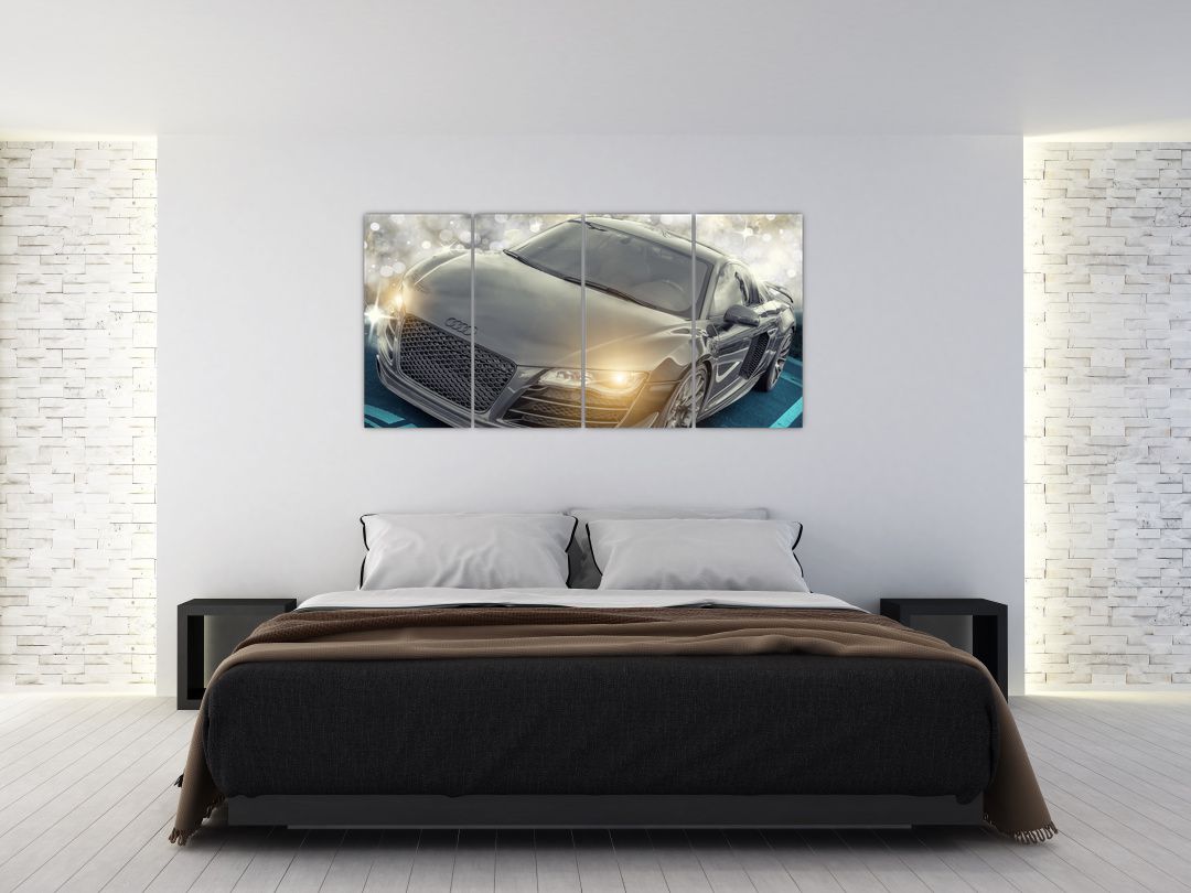 Obraz auta Audi - šedé (V020631V16080)