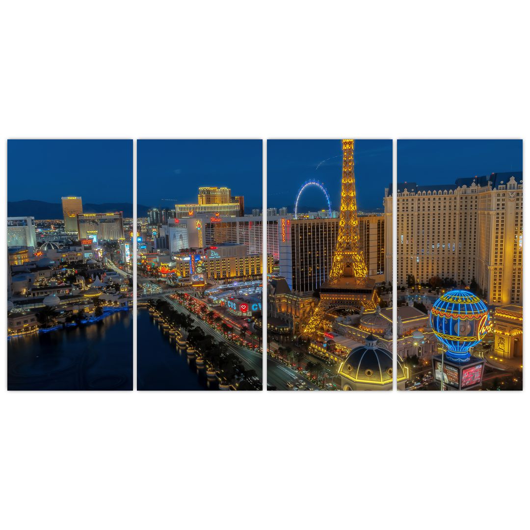 Obraz nočního Las Vegas (V021010V16080)