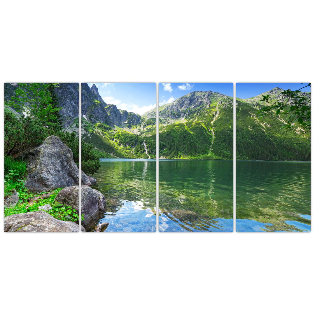 Obraz jezera v Tatrách (V021101V16080)