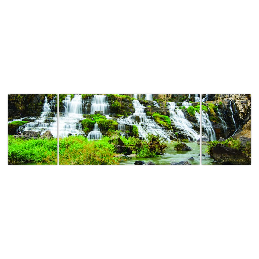 Obraz - vodopády se zelení (V020617V17050)