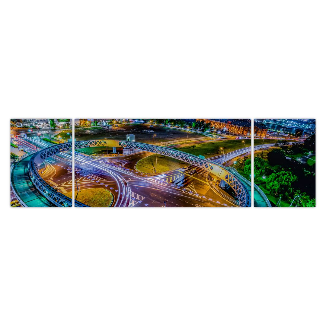 Obraz - panorama nočního města (V020639V17050)