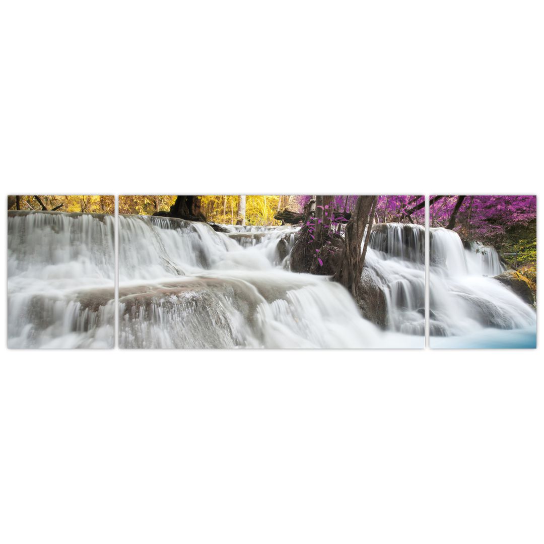 Obraz Erawan vodopádu v lese (V020934V17050)
