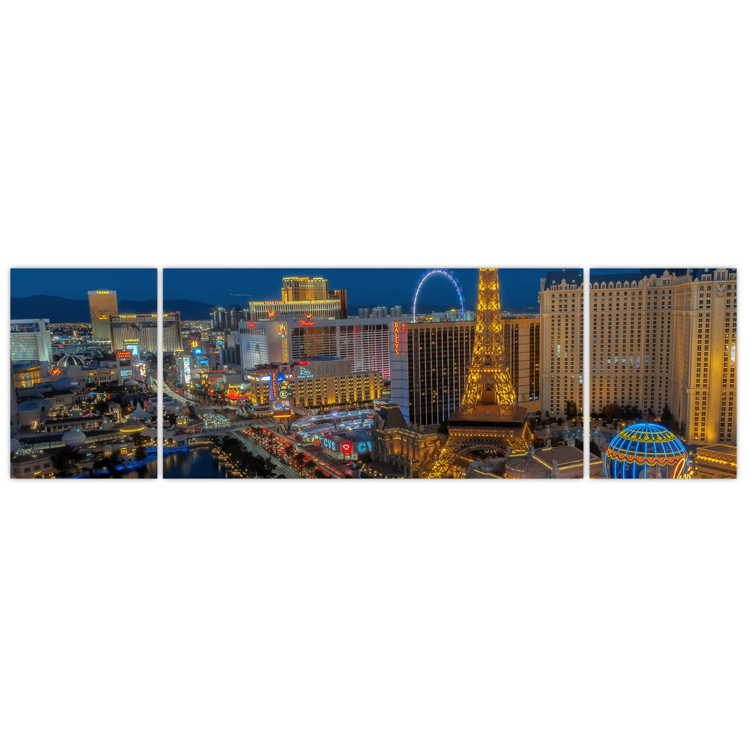 Obraz nočního Las Vegas (V021010V17050)