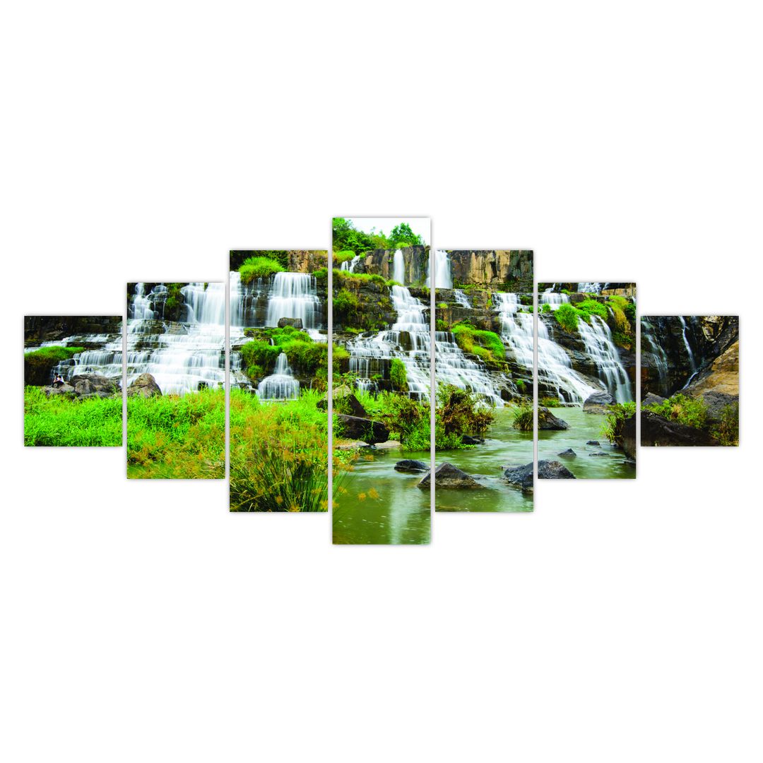 Obraz - vodopády se zelení (V020617V210100)