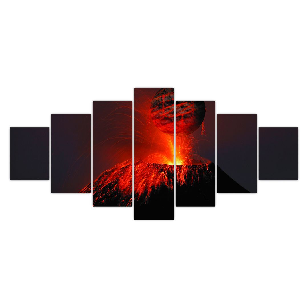 Obraz vulkánu (V020642V210100)