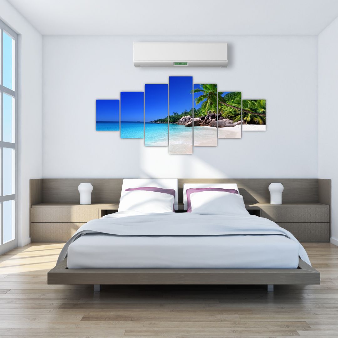 Obraz pláže na Praslin ostrově (V020936V210100)