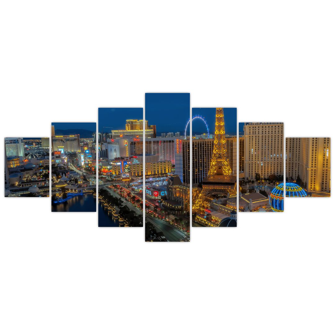 Obraz nočního Las Vegas (V021010V210100)