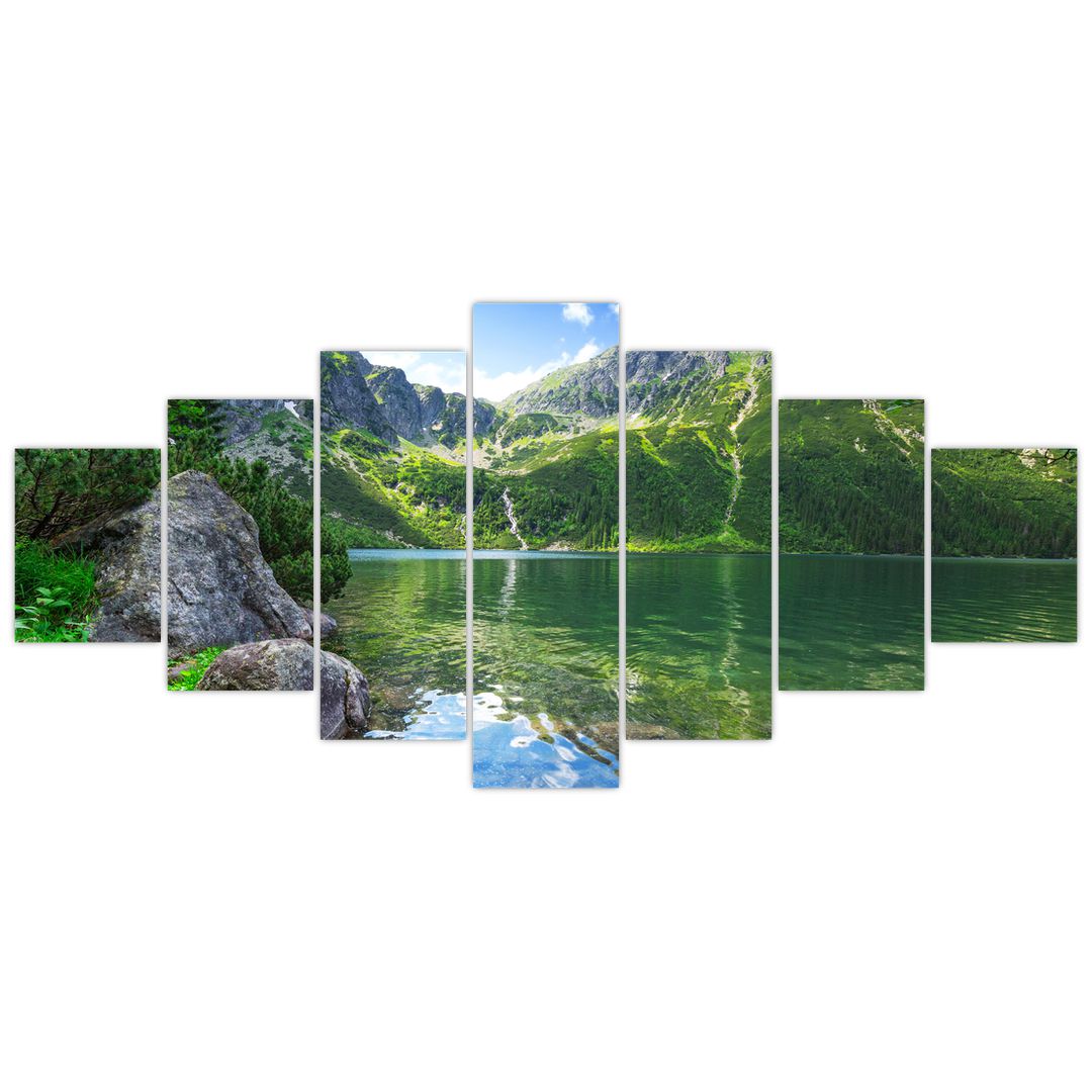 Obraz jezera v Tatrách (V021101V210100)