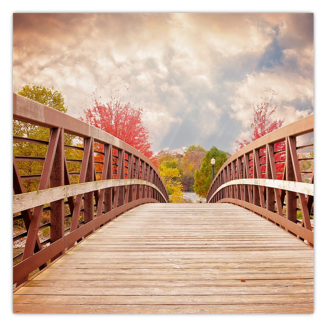 Obraz - dřevěný most (V020592V3030)