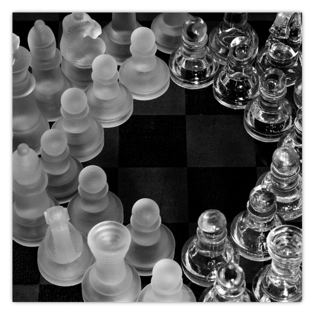Obraz - černobílé šachy (V020598V3030)
