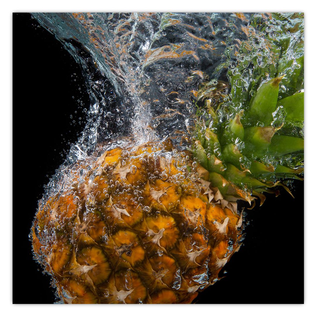 Obraz ananasu ve vodě (V020626V3030)