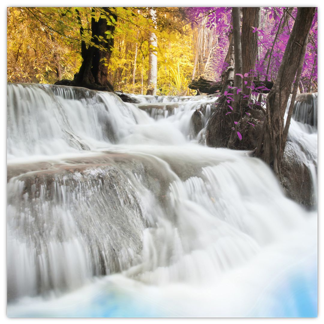 Obraz Erawan vodopádu v lese (V020934V3030)