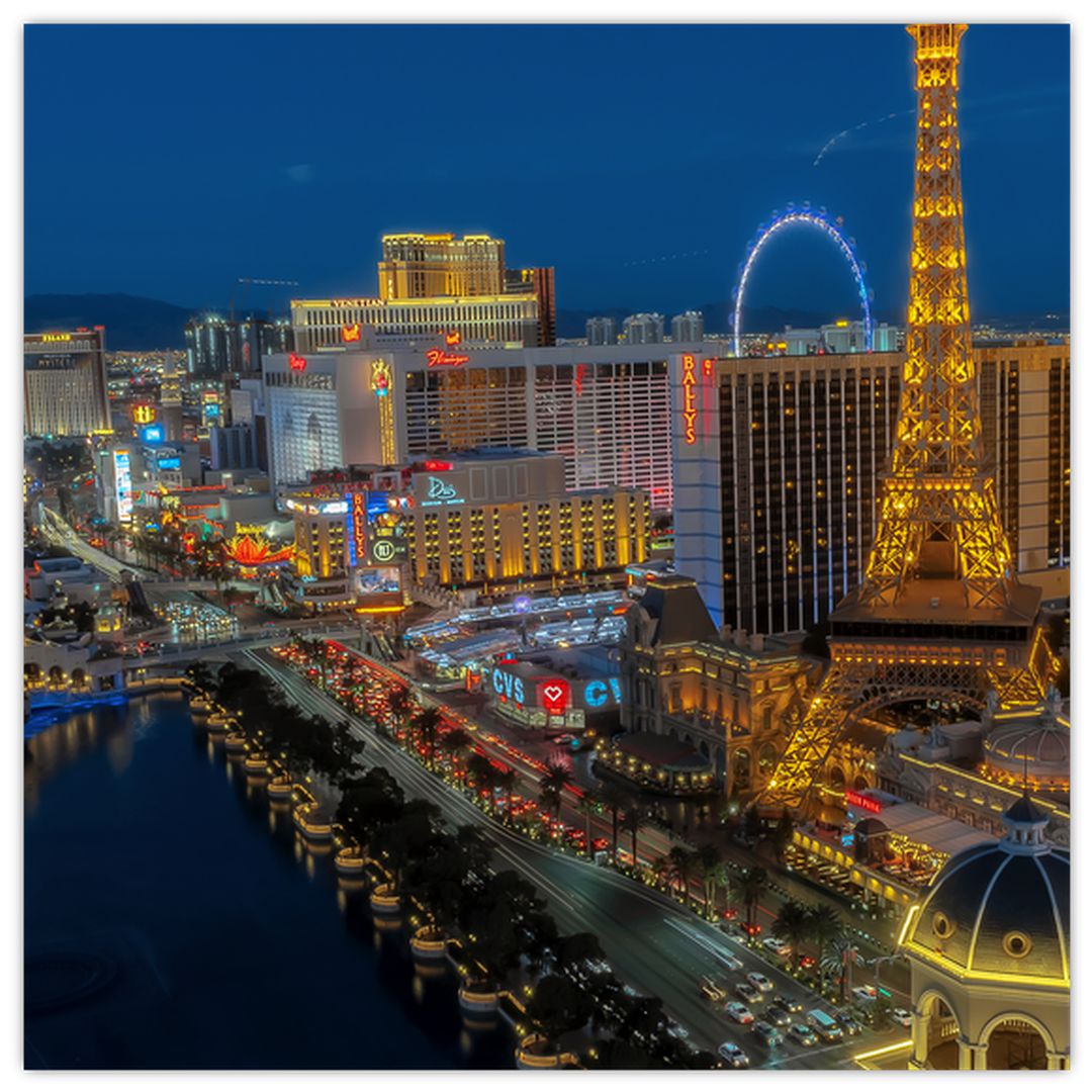Obraz nočního Las Vegas (V021010V3030)