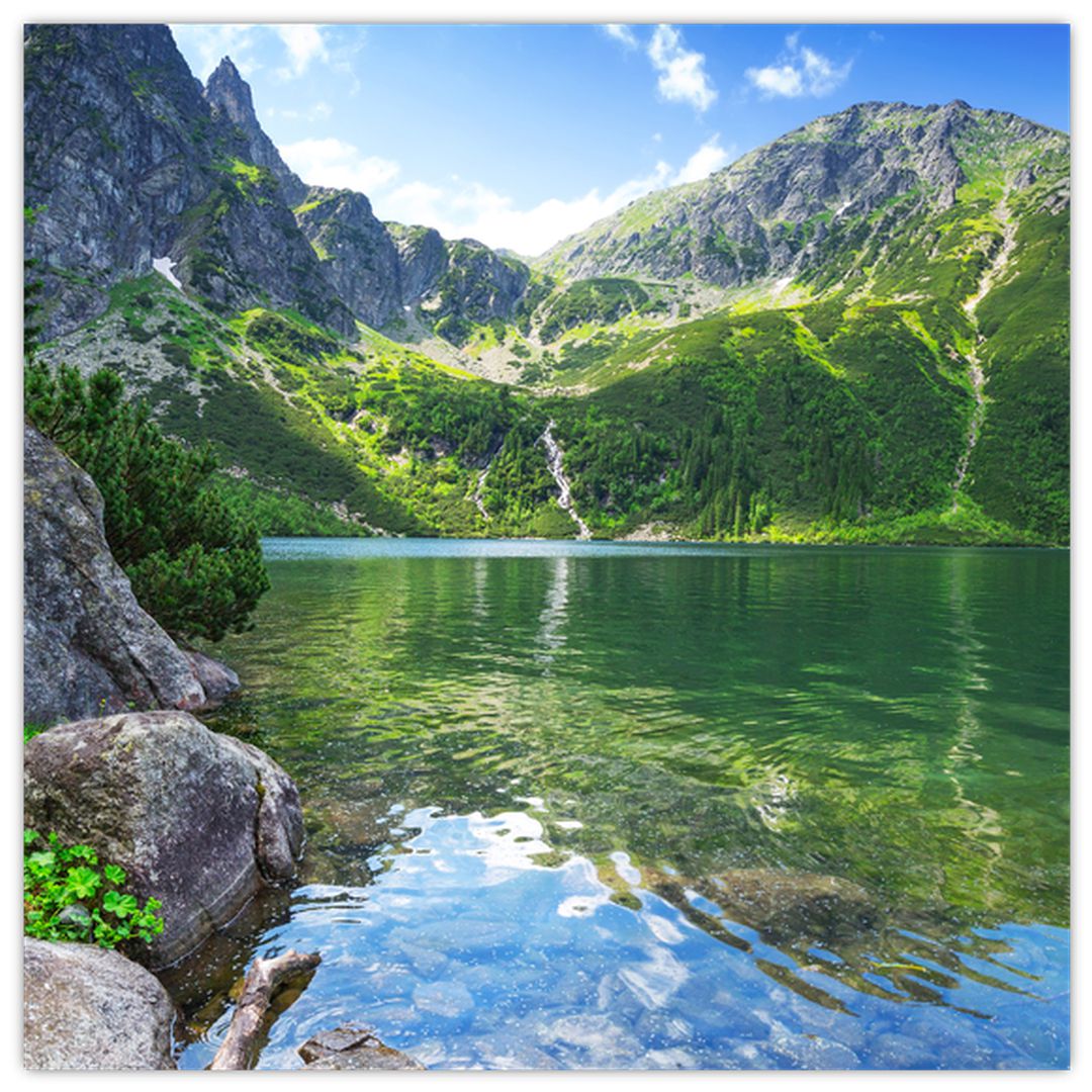 Obraz jezera v Tatrách (V021101V3030)