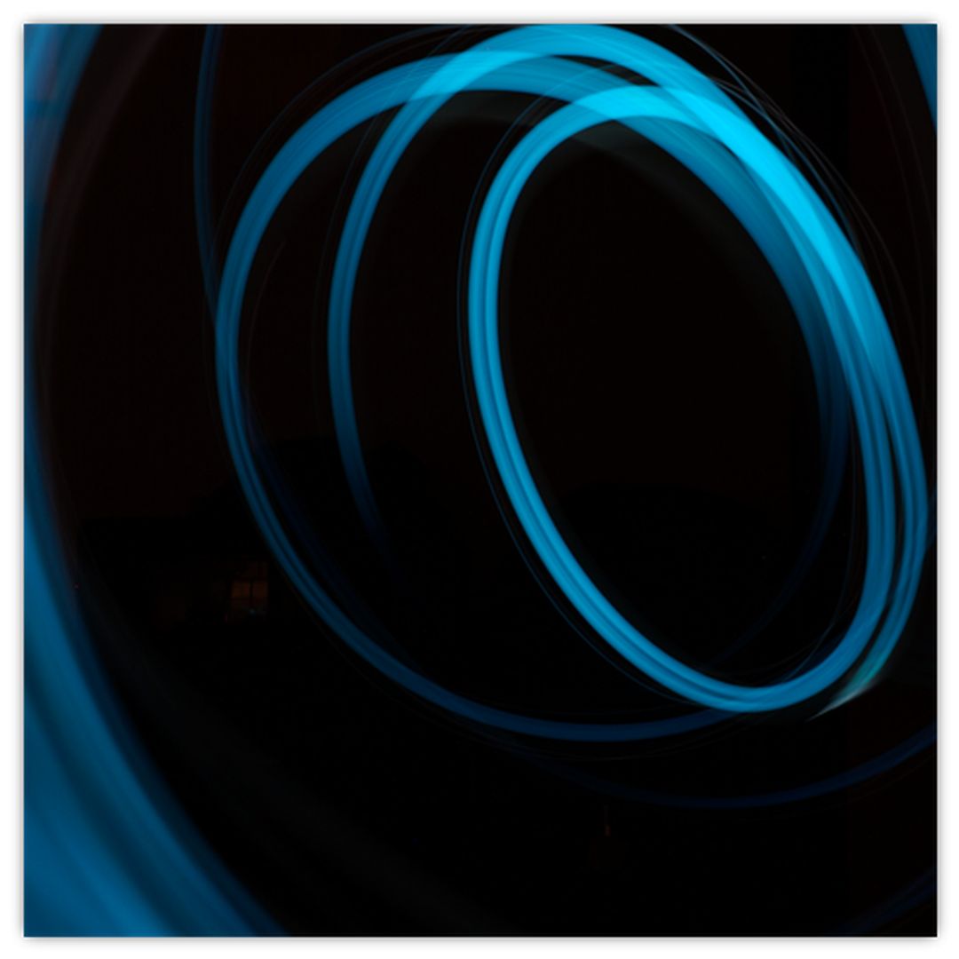Skleněný obraz modré čáry (V020007V3030GD)