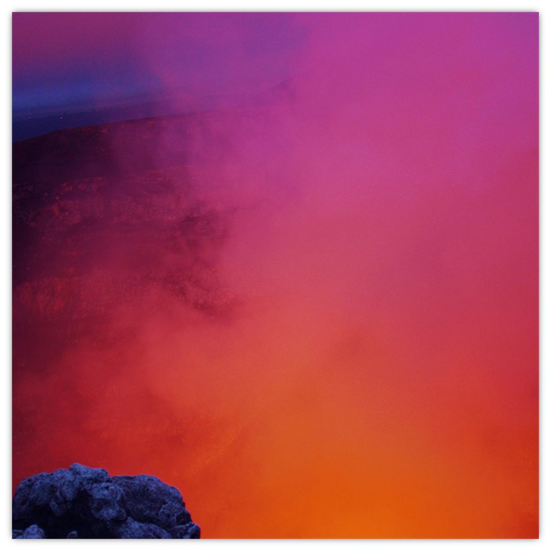 Skleněný obraz - vulkán (V020036V3030GD)