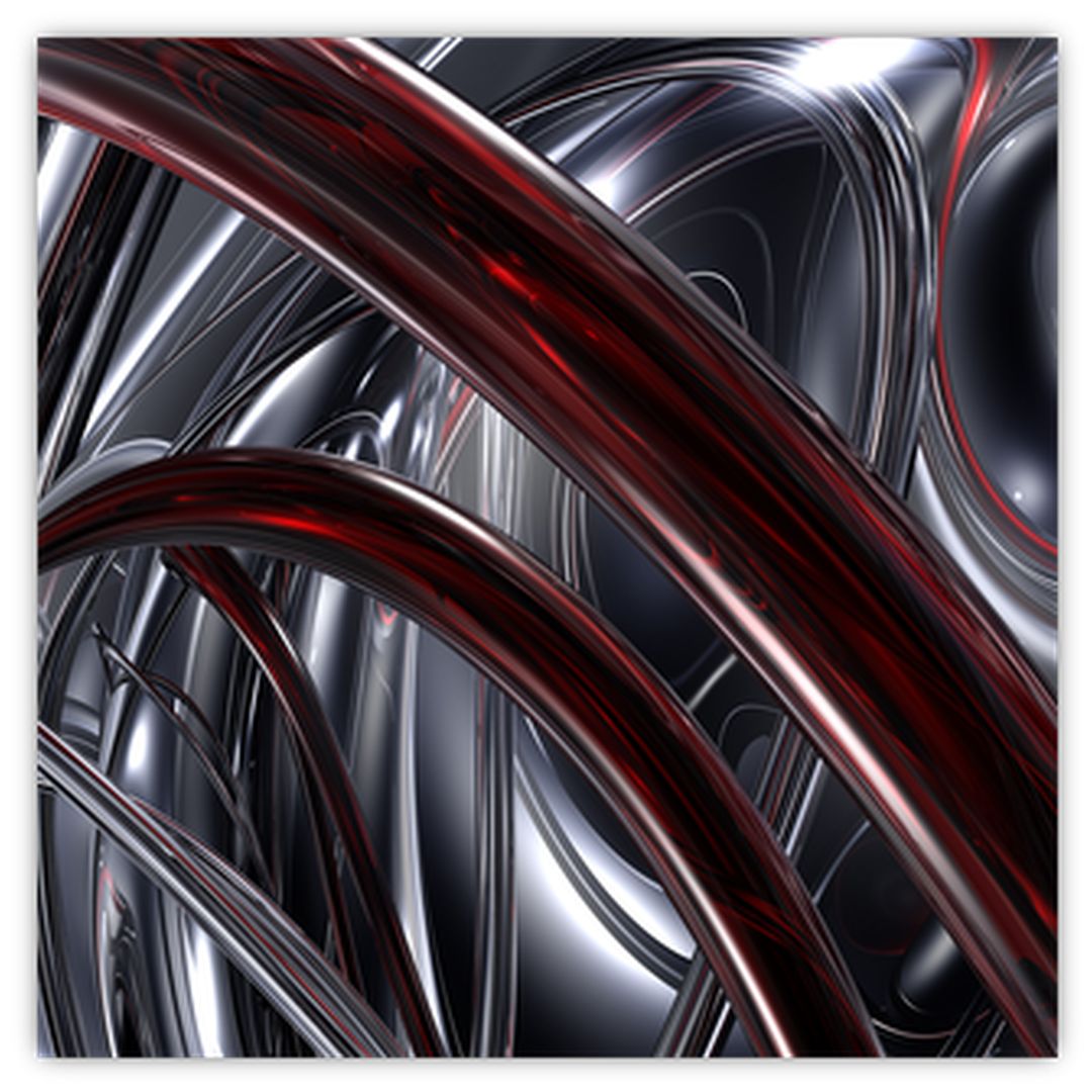 Skleněný obraz šedé abstrakce (V020090V3030GD)