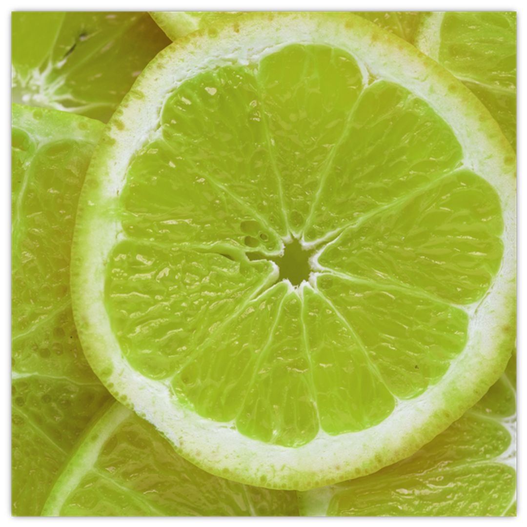 Skleněný obraz - citróny na řezu (V020164V3030GD)