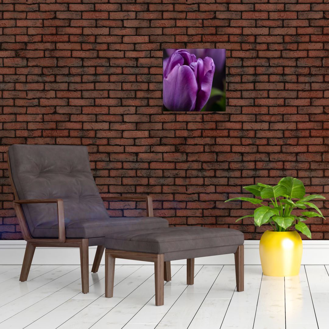 Skleněný obraz květů tulipánů (V020215V3030GD)
