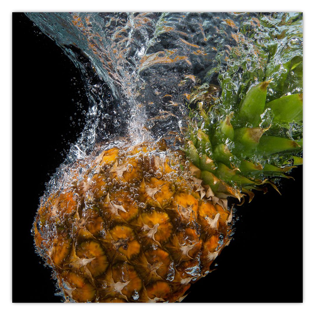 Obraz ananasu ve vodě (V020626V4040)
