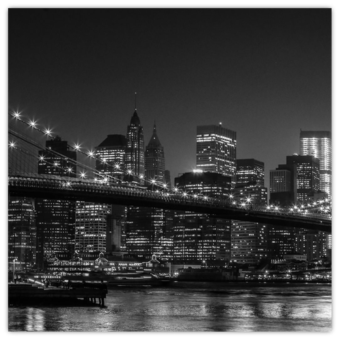 Obraz Brooklyn mostu v New Yorku (V020940V4040)
