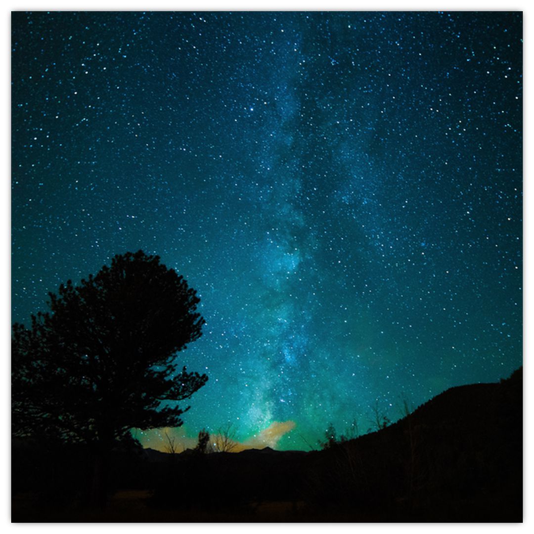 Obraz noční oblohy s hvězdami (V021100V4040)