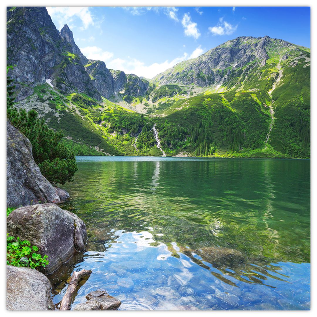 Obraz jezera v Tatrách (V021101V4040)