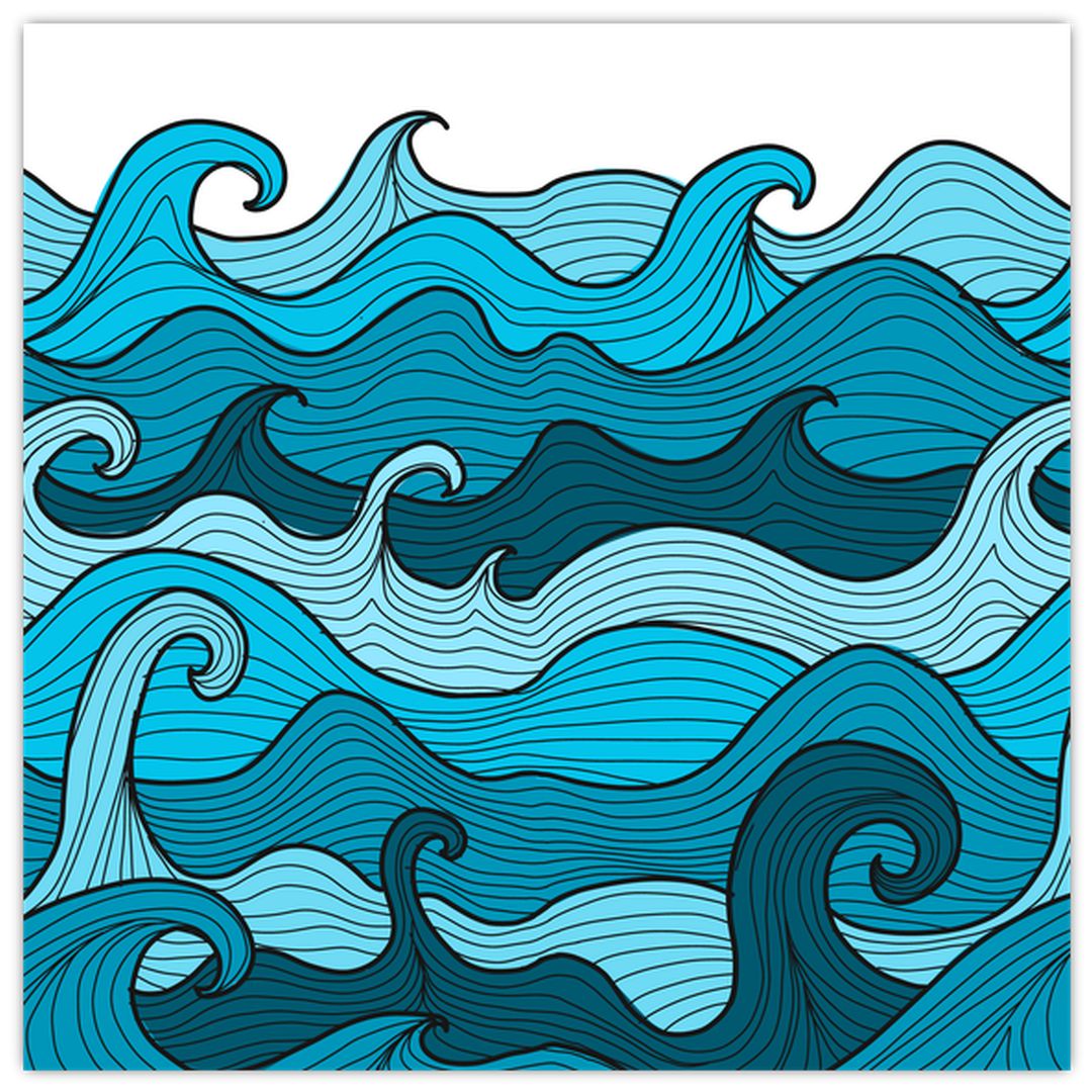 Tablou - Marea, abstracție (V022904V4040)
